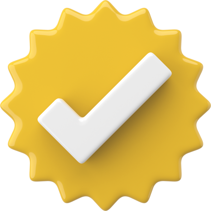 3D check box icon. 3D check list.